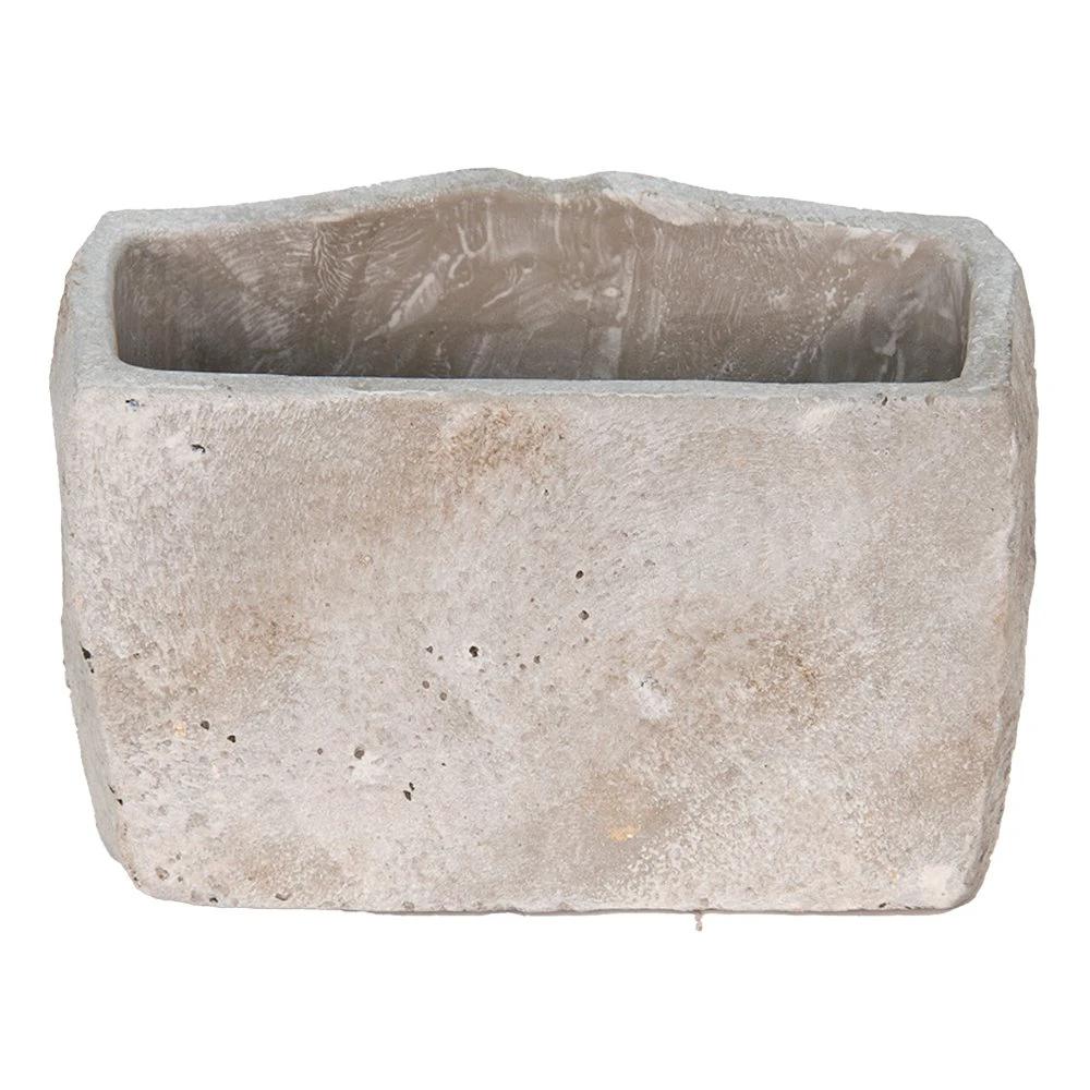 Bloempot 21x13x14 cm by Clayre & Eef.
