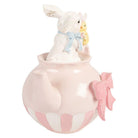 Dekorationsstatue Hase 20x14x20 cm Weißer Kunststoff von Clayre & Eef.