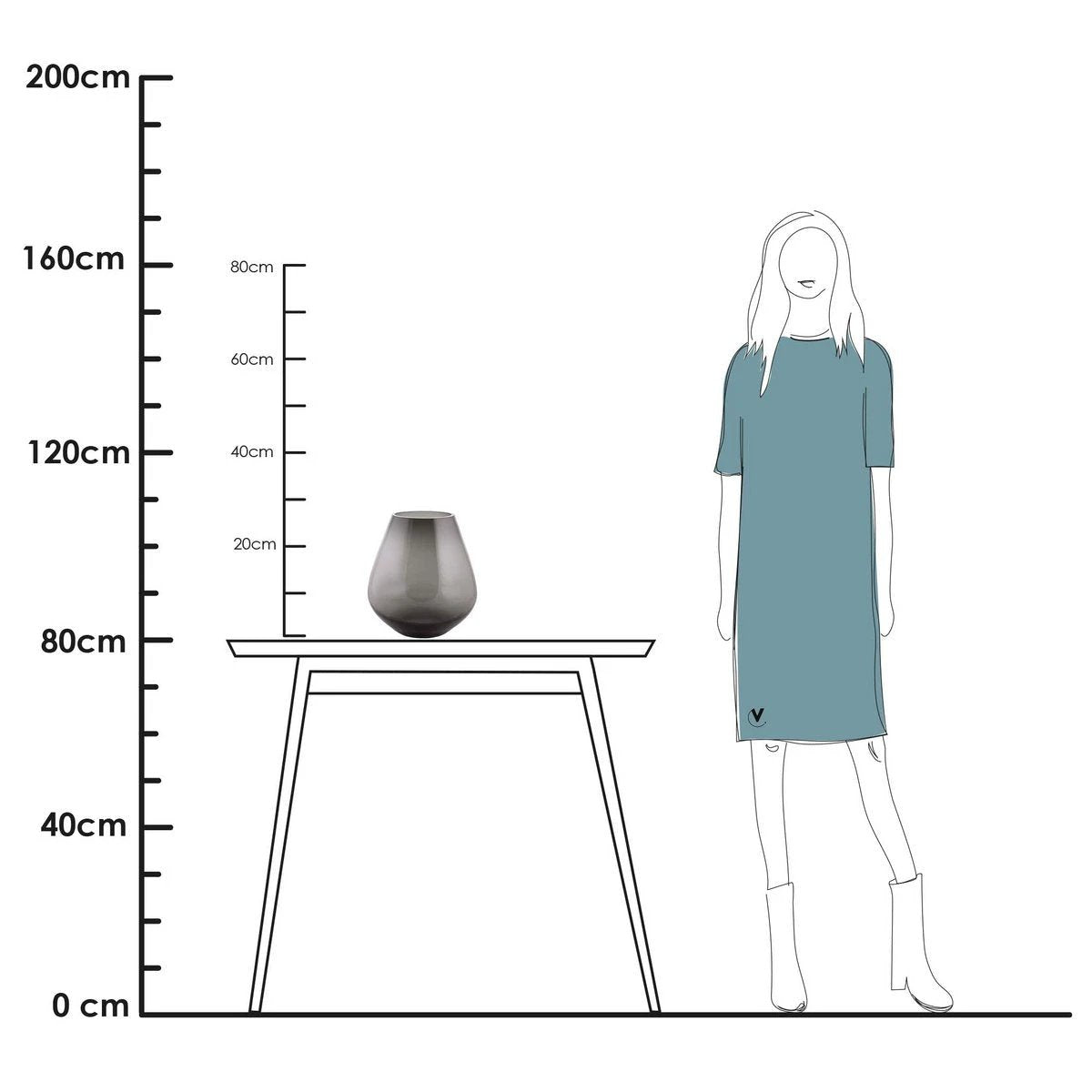 Vase - Tasman Gray by Vase The World