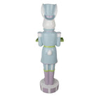 Decoration image rabbit 44x41x123 cm white blue plastic by Clayre & Eef.