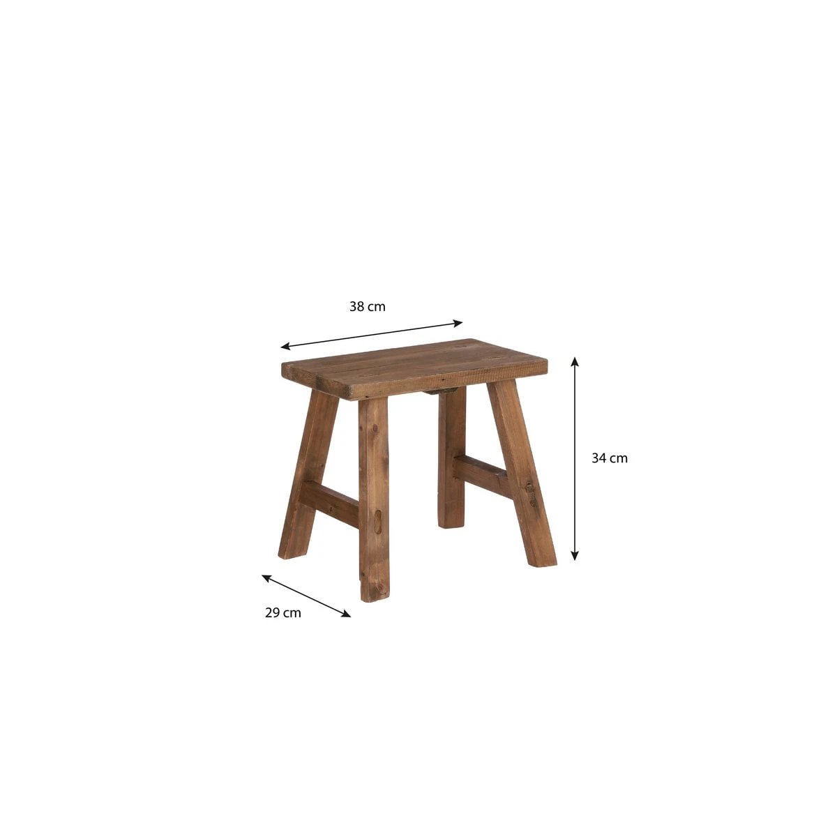 Stool Bold Brown by Mica Decorations