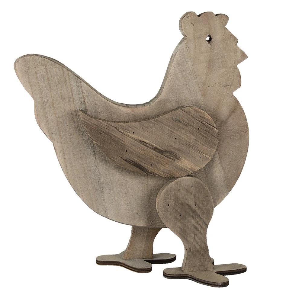 Dekorationshuhn 31x16x35 cm von Clayre & Eef.