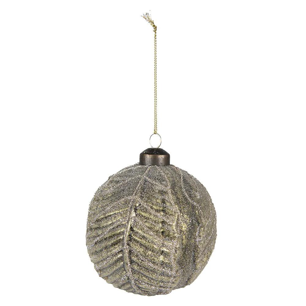 Weihnachtskugel Ø 10x10 / Ø 8x8 cm (Set aus 2) von Clayre & Eef.