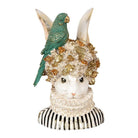 Dekorationsbild Kaninchen 23x21x35 cm beige Kunststoff von Clayre & Eef.