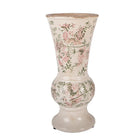 Vase Ø 15x32 cm Beige Ceramic by Clayre & Eef.