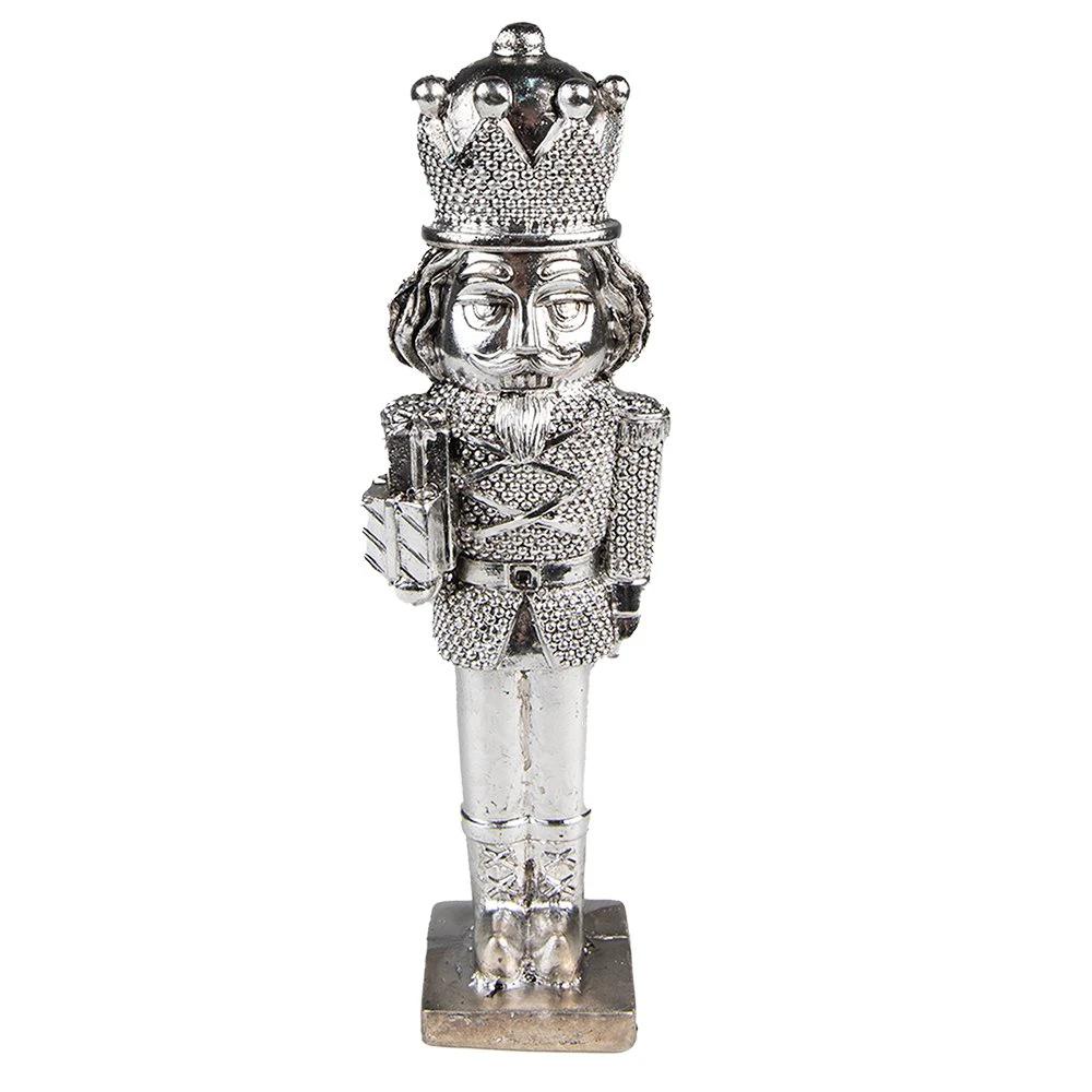 Decoration nutcracker 5x4x16 cm by Clayre & Eef.