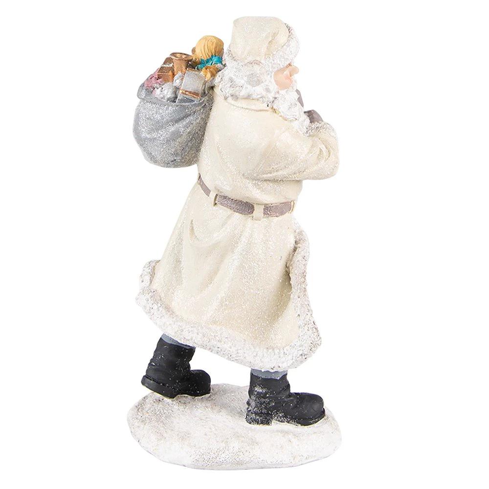 Dekoration Weihnachtsmann 11x9x21 cm von Clayre & Eef.