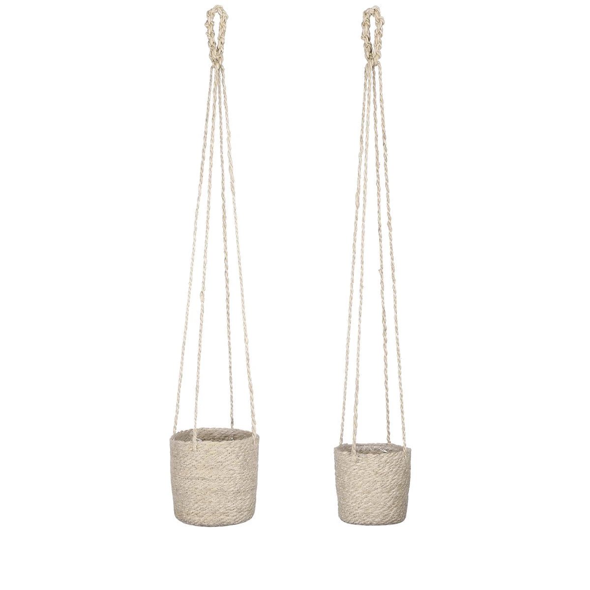 Plantenmand set Atlantic Crème by Mica Decorations