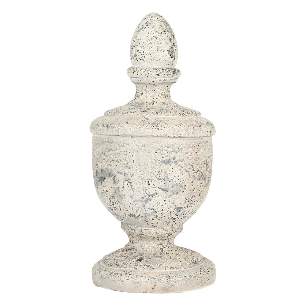 Decoration Ornament Ø 22x48 cm Beige ceramic material by Clayre & Eef.