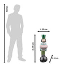 Decoration nutcracker 25x24x79 cm by Clayre & Eef.