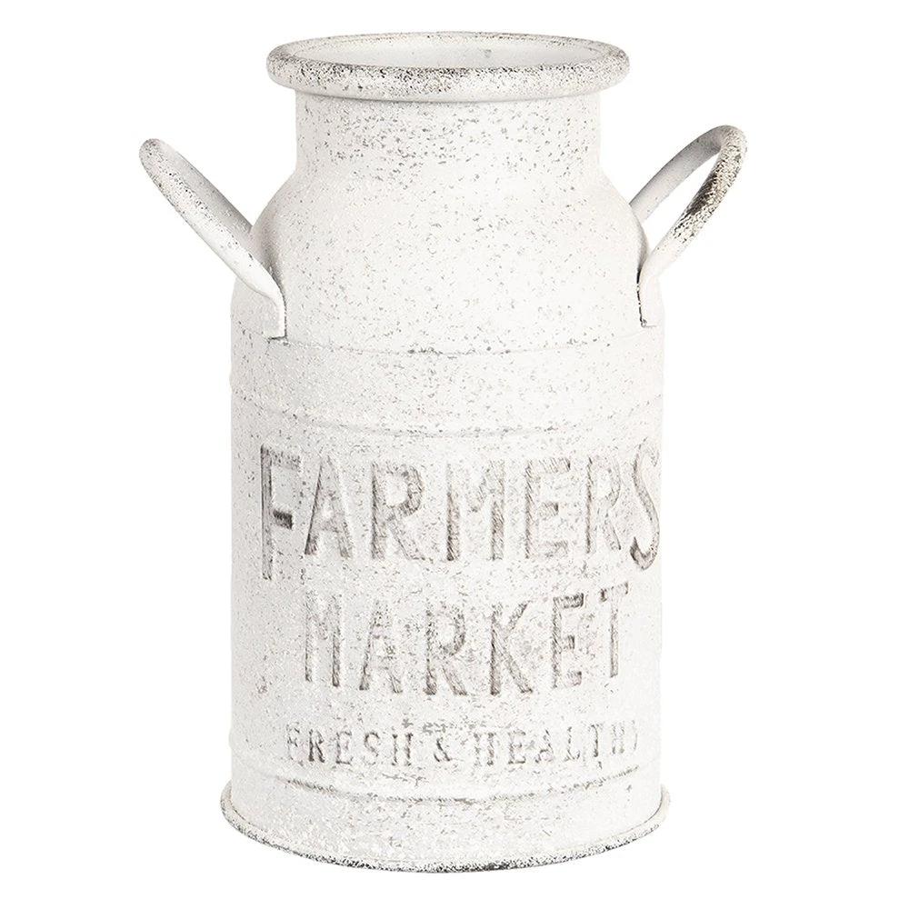 Decorative milk can 18x15x27 cm by Clayre & Eef.