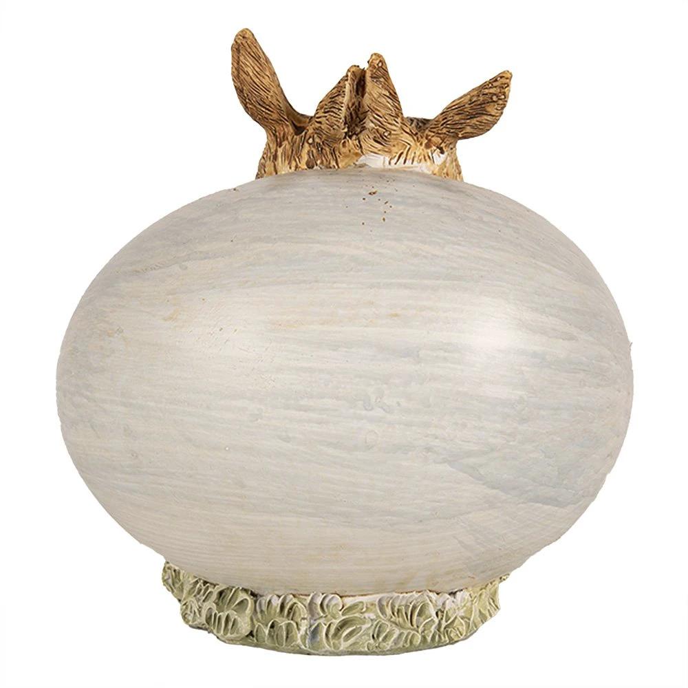 Kaninchenfigur 11 cm Braun Polyresin von Clayre & Eef.