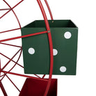 Weihnachtsdekoration Riesenrad aus rotem Metall von Clayre & Eef.