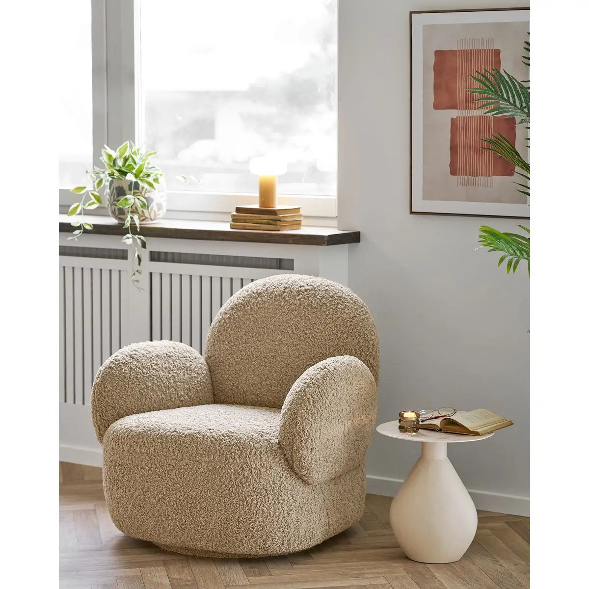 Mina Canvas print, canvas, beige/brown, No.2, 50x70 cm by EMIRELLE