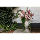 Artificial Flower Hydrangea 44 cm Pink Plastic Artificial Plant by Clayre & Eef.
