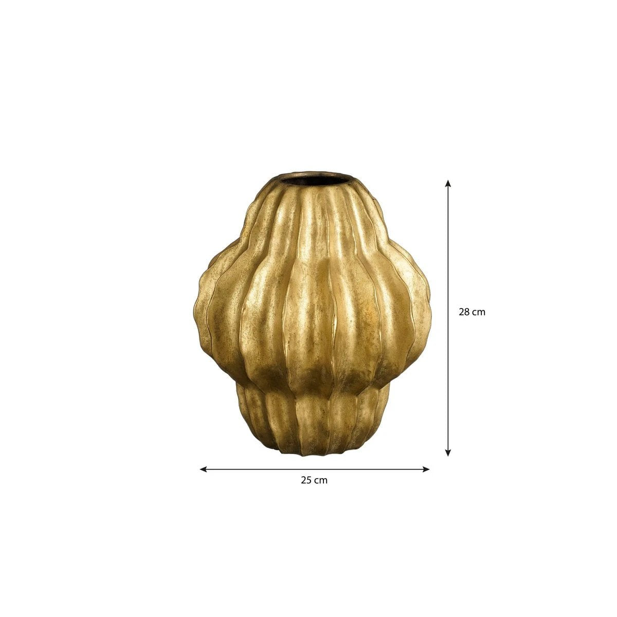 Vase Altea Gold by Mica Decorations