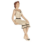 Dekorationsbild Frau 12x10x29 cm beige aus Kunststoff von Clayre & Eef.