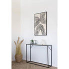Hurricane Candle Holder - Black, Glass, Metal, 30x12x15cm by EMIRELLE
