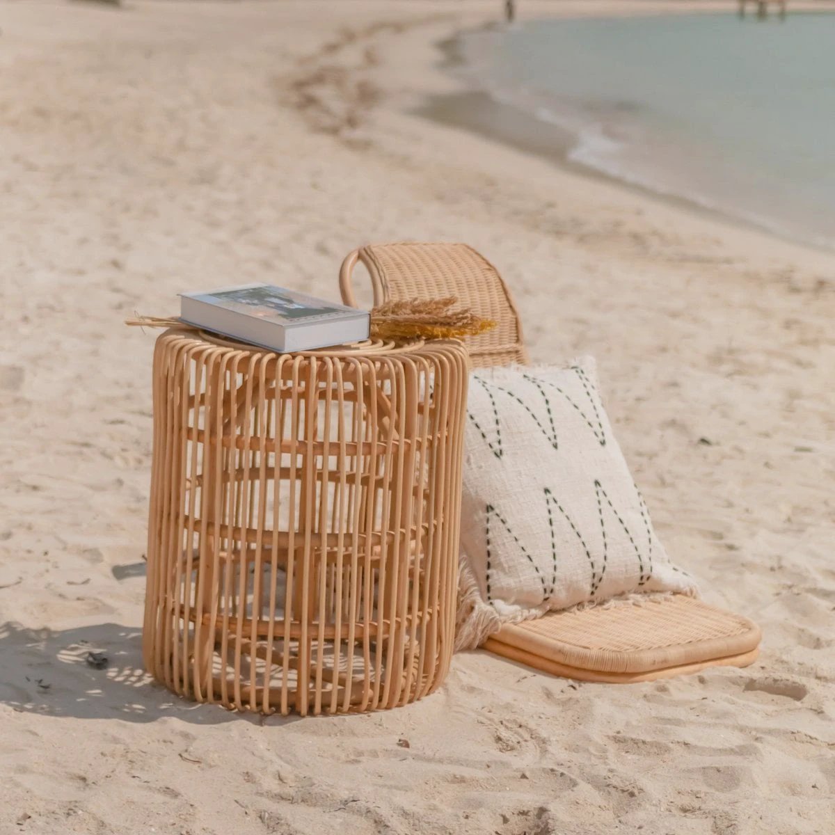 Rattan Side Table | End Table | Couch Table ALAMAYA by Soeji