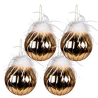 Weihnachtskugel Ø 12x12 cm (Set mit 4) von Clayre & Eef.