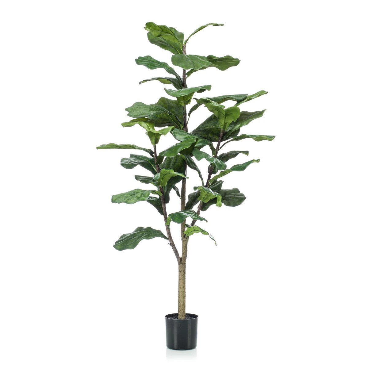Artificial plant - Ficus Lyrata - Tobacco plant - 120 cm by Green boutiQ