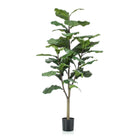Artificial plant - Ficus Lyrata - Tobacco plant - 120 cm by Green boutiQ