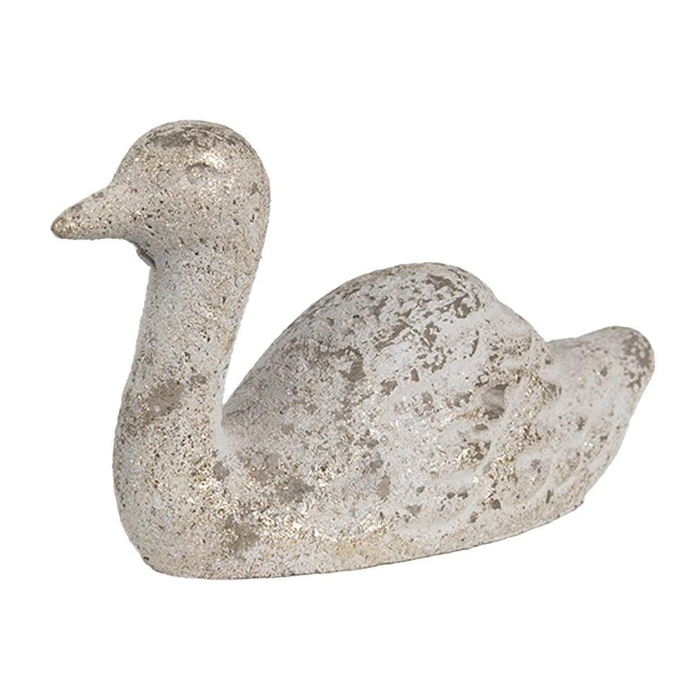 Decoration duck 15x5x9 cm by Clayre & Eef.