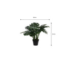 Artificial plant Monstera green by Mica Decorations