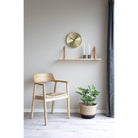 Istanbul Wall Clock - Wall Clock, aluminum, gold, silent movment, round, ø30 by EMIRELLE