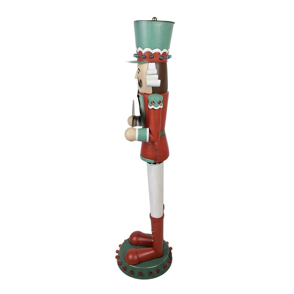 Decoration nutcracker 33x33x129 cm by Clayre & Eef.