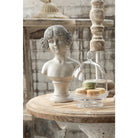 Büste 14x10x25 cm beige-weiß Polyresin Wohnaccessoires von Clayre & Eef.