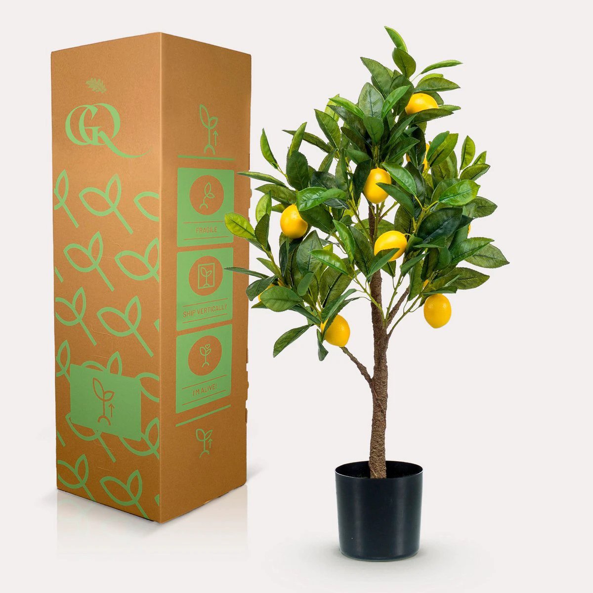 Art plant - Citrus Limonia - Citroenboom - 75 cm by Green boutiQ