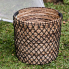 Storage Basket PURA | Plant Basket | Laundry Basket (black) made from Banana Fibre (3 sizes) by Soeji