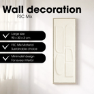 Wall decoration Off-white by Mica Decorations