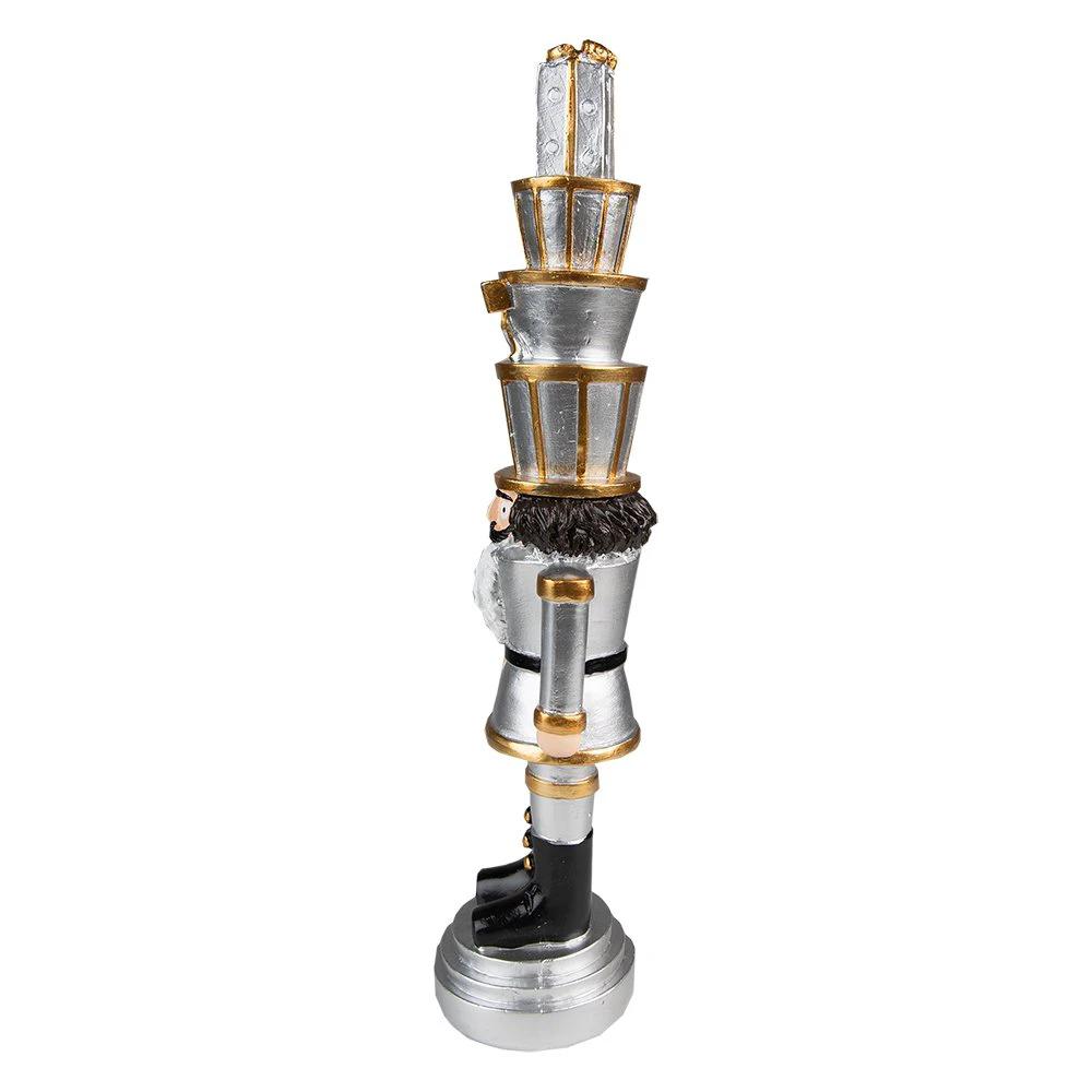 Decoration nutcracker 8x7x33 cm by Clayre & Eef.