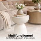Elliott side table Off-white by Mica Decorations