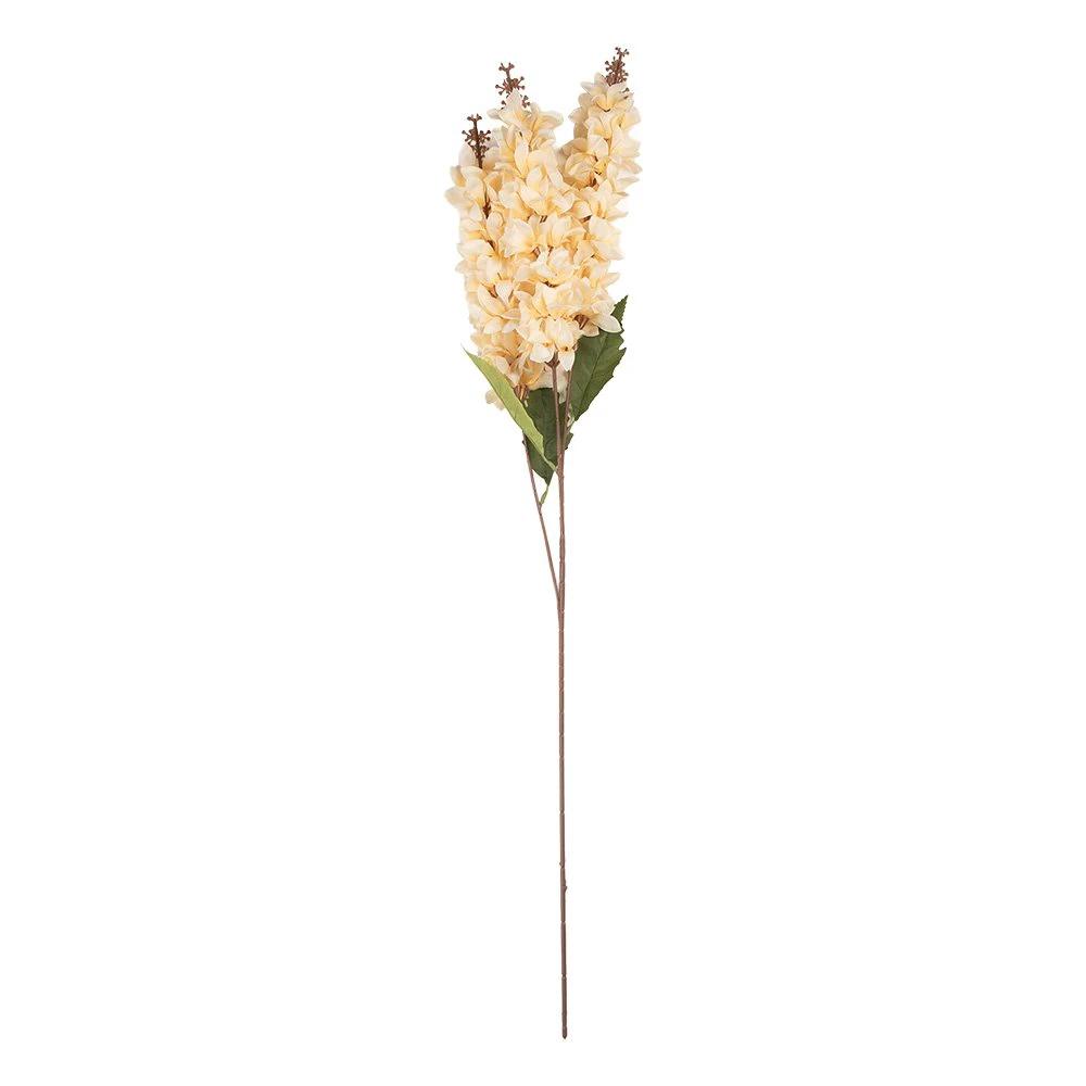 Artificial flower 8x6x85 cm Beige Plastic by Clayre & Eef.