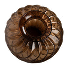 Vase Ø 24x25 cm Brown Glass by Clayre & Eef.