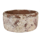 Blumentopf Ø 23x11 cm Beige Braun Terrakotta von Clayre & Eef.