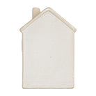 Decoration house with LED 8x5x12 cm Beige ceramics by Clayre & Eef.