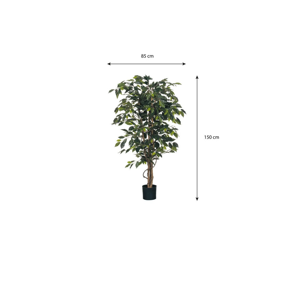 Artificial plant Ficus Green by Mica Decorations