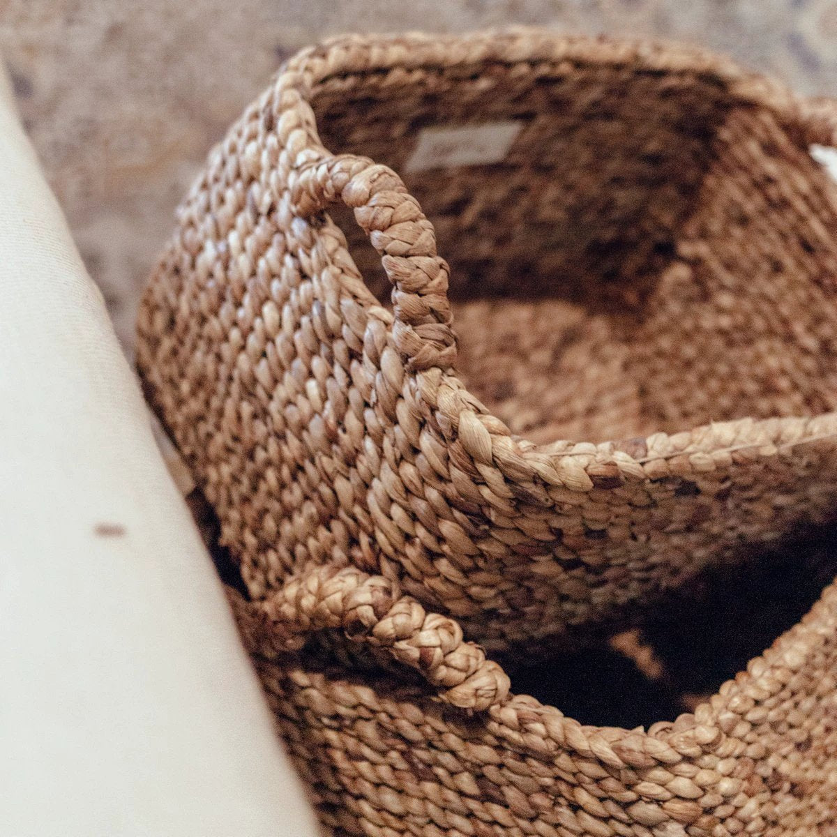 Storage Basket TANIMBAR made from Water Hyacinth by Soeji