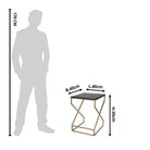 Beistelltisch 40x40x55 cm von Clayre & Eef.