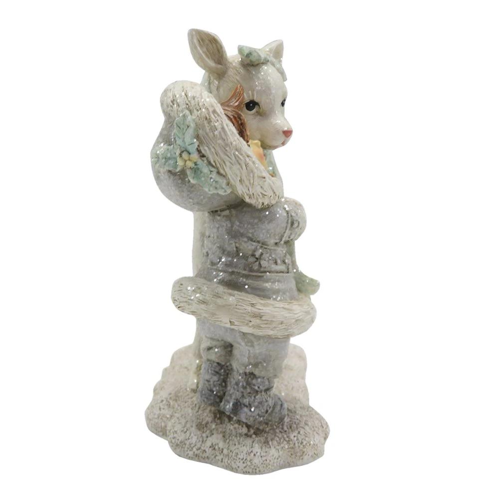 Dekoration Kind mit Hirsch 12x6x13 cm von Clayre & Eef.