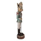 Decoration Statue Rabbit 29x25x100 cm Brown Plastic by Clayre & Eef.