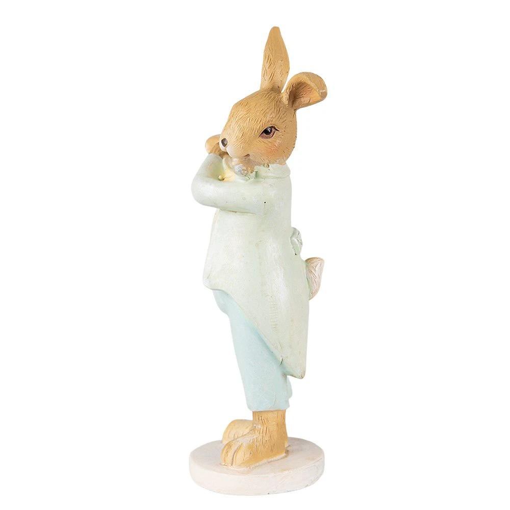 Decoration rabbit 8x5x16 cm by Clayre & Eef.