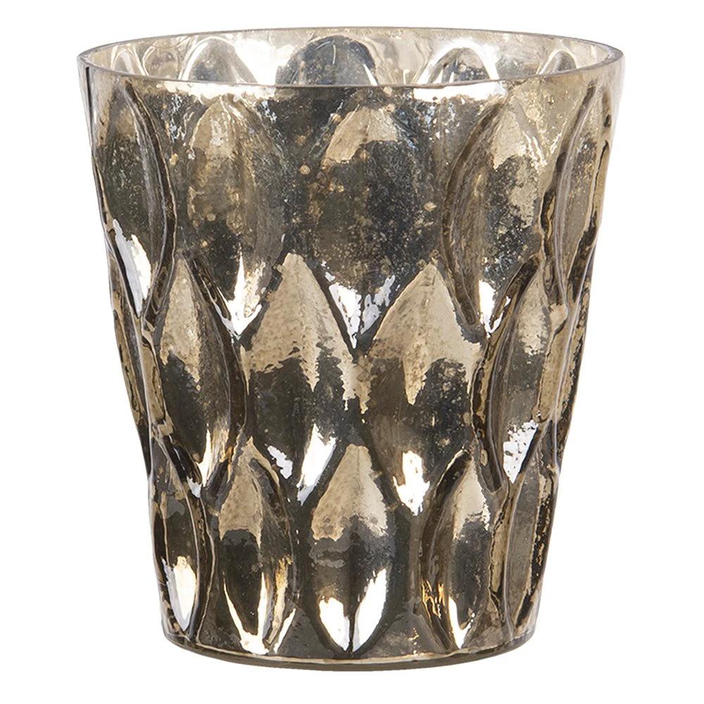 Tealight holder Ø 9x11 cm by Clayre & Eef.