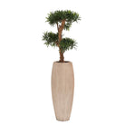 Plantenpot - Surabaya stripe beige by Vase The World