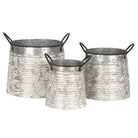 Pflanzenhalter (3) 30x24x22/27 / 24x19x21/24 / 19x14x18/21 cm von Clayre & Eef.