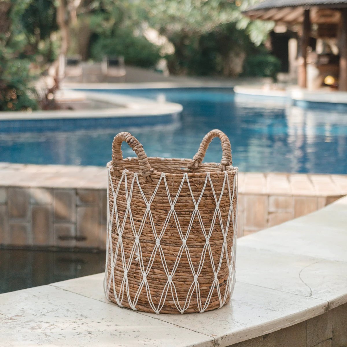 Laundry Basket | Plant Basket GARIAU made from Banana Fibre (3 sizes) by Soeji